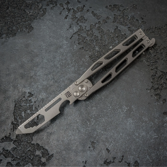 Автоматический нож бабочка Artisan Kinetic-Tool, сталь 8Cr