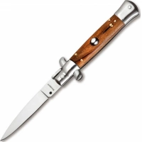 Автоматический складной нож нож Magnum Sicilian Needle Olive Wood, сталь 440A, рукоять дерево, 01MB279 купить в Набережных Челнах