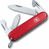 Нож перочинный Victorinox Recruit, сталь X55CrMo14, рукоять Cellidor®, красный купить в Набережных Челнах