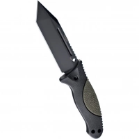 Нож с фиксированным клинком EX-F02 Black Tanto Blade, OD Green Handle 11.4 см. купить в Набережных Челнах