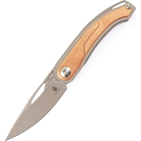 Складной нож Kizer Apus, сталь CPM S35VN, рукоять титан/ Bronze Carbon купить в Набережных Челнах