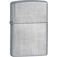 Зажигалка ZIPPO Linen Weave с покрытием Brushed Chrome, латунь/сталь, серебристая, матовая, 36x12x56 мм купить в Набережных Челнах